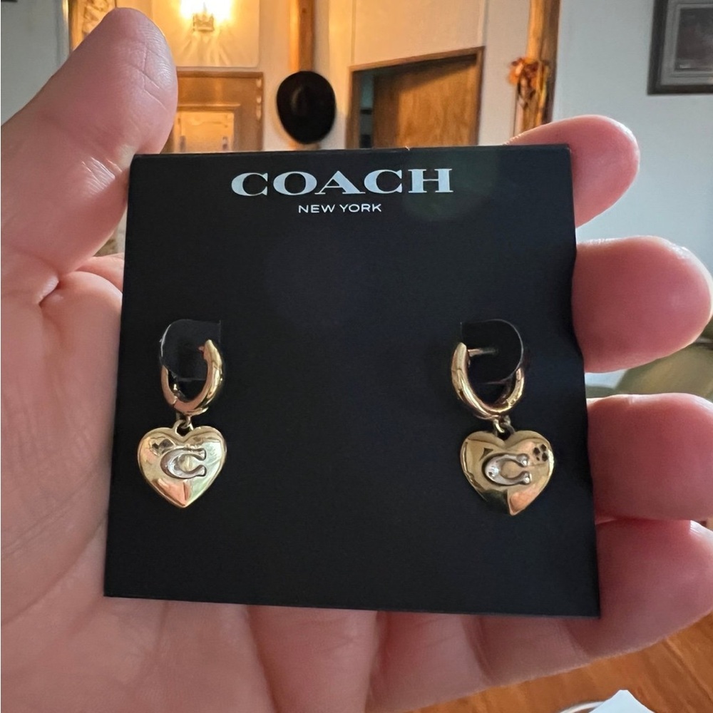 Coach Gold and silver Tone Earrings